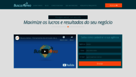 What Buscaaereo.com.br website looked like in 2019 (4 years ago)