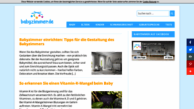What Babyzimmer.de website looked like in 2019 (4 years ago)