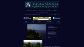 What Bayviewgallery.com website looked like in 2019 (4 years ago)