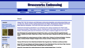 What Brassworksembossing.com website looked like in 2019 (5 years ago)