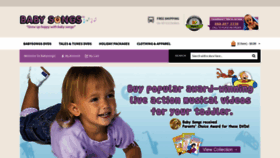 What Babysongs.com website looked like in 2019 (4 years ago)