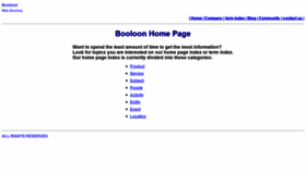 What Booloon.com website looked like in 2019 (4 years ago)