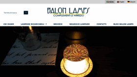 What Balonlamps.it website looked like in 2019 (4 years ago)