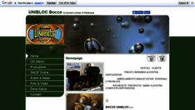 What Bocceunibloc.it website looked like in 2019 (4 years ago)