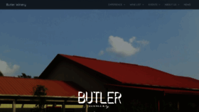 What Butlerwinery.com website looked like in 2019 (4 years ago)