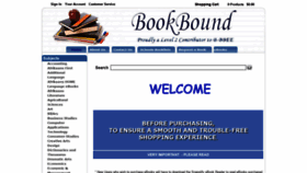 What Bookboundonline.co.za website looked like in 2019 (4 years ago)