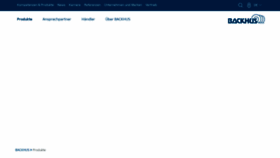 What Backhus.com website looked like in 2019 (4 years ago)