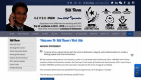 What Billthom.com website looked like in 2019 (4 years ago)