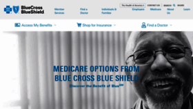What Bluecross.com website looked like in 2019 (4 years ago)
