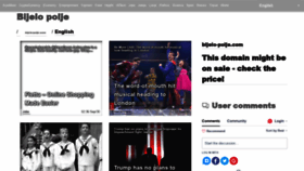 What Bijelo-polje.com website looked like in 2019 (4 years ago)