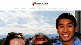 What Boettcherfoundation.org website looked like in 2019 (4 years ago)