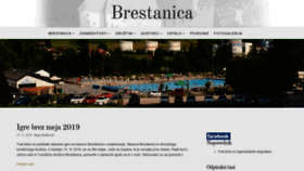 What Brestanica.com website looked like in 2019 (4 years ago)
