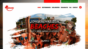What Beaches.nl website looked like in 2019 (4 years ago)