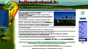 What Ballonairchaud.be website looked like in 2019 (4 years ago)