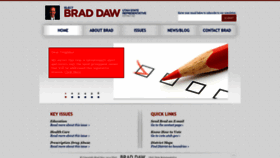 What Braddaw.com website looked like in 2019 (4 years ago)