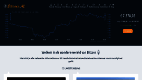 What Bitcoin.nl website looked like in 2019 (4 years ago)