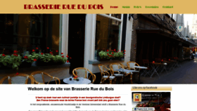What Brasserieruedubois.nl website looked like in 2019 (4 years ago)
