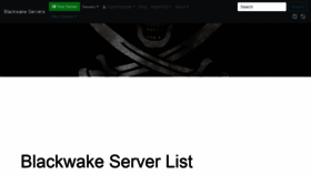 What Blackwake-servers.com website looked like in 2019 (4 years ago)