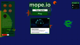 What Beta.mope.io website looked like in 2019 (4 years ago)