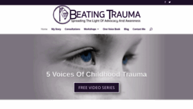 What Beatingtrauma.com website looked like in 2019 (4 years ago)