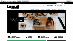 What Breuil-chaussures.com website looked like in 2019 (4 years ago)