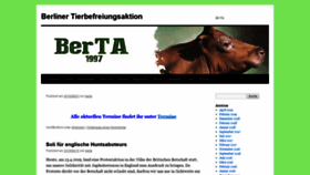 What Berta-online.org website looked like in 2019 (4 years ago)