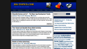 What Big-topics.com website looked like in 2019 (4 years ago)