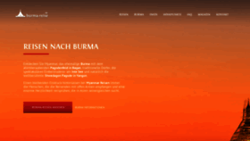 What Burma-reise.de website looked like in 2019 (4 years ago)