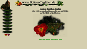 What Boitzer-taglilien.de website looked like in 2019 (4 years ago)