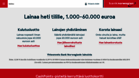 What Banknorwegian.fi website looked like in 2019 (4 years ago)