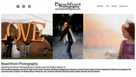 What Beachfrontphoto.com website looked like in 2019 (4 years ago)