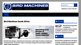 What Birdmachines.co.za website looked like in 2019 (4 years ago)