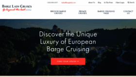 What Bargeladycruises.com website looked like in 2019 (4 years ago)