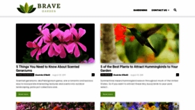 What Bravegarden.com website looked like in 2019 (4 years ago)