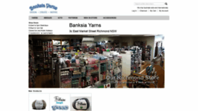 What Banksiayarns.com.au website looked like in 2019 (4 years ago)