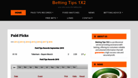 What Bettingtips1x2.info website looked like in 2019 (4 years ago)