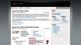 What Bloggergadgets.org website looked like in 2019 (4 years ago)
