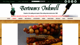 What Bertramsinkwell.com website looked like in 2019 (4 years ago)