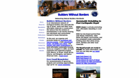 What Builderswithoutborders.org website looked like in 2019 (4 years ago)