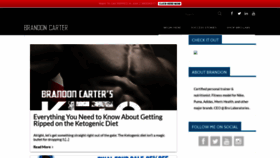 What Brandoncarter.com website looked like in 2019 (4 years ago)