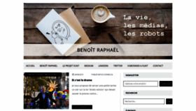 What Benoitraphael.com website looked like in 2019 (4 years ago)