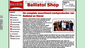 What Ballistol-shop.nl website looked like in 2019 (4 years ago)