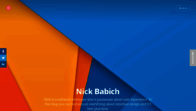 What Babich.biz website looked like in 2019 (4 years ago)