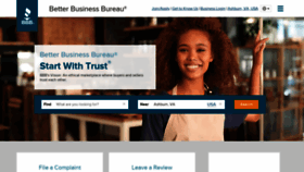 What Bbb.com website looked like in 2019 (4 years ago)