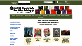 What Batiks.com website looked like in 2019 (4 years ago)