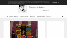 What Bellezaconsejos.es website looked like in 2019 (4 years ago)