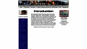 What Back-to-titanic.com website looked like in 2019 (4 years ago)