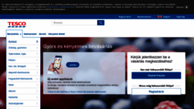 What Bevasarlas.tesco.hu website looked like in 2019 (4 years ago)