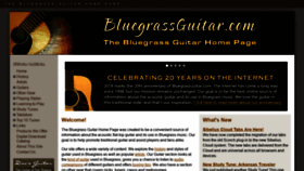 What Bluegrassguitar.com website looked like in 2019 (4 years ago)