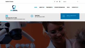 What Bitedental.ca website looked like in 2019 (6 years ago)